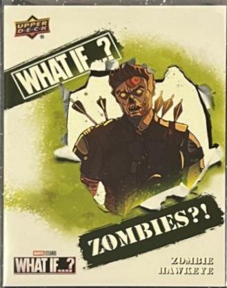 Zombie Hawkeye #Z7 Marvel 2023 Upper Deck What If Zombies Glow in the Dark