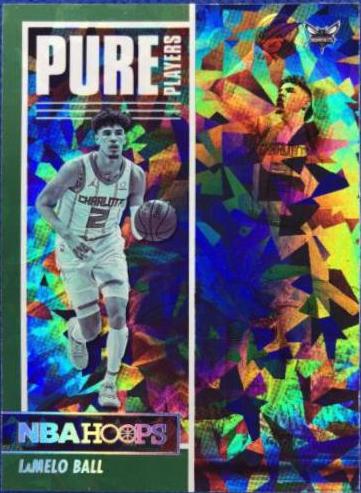 LaMelo Ball [Green Ice] #1 Basketball Cards 2021 Panini Hoops Pure Players