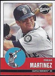 Edgar Martinez #61 Baseball Cards 2001 Upper Deck Vintage