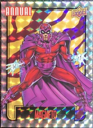 Magneto [Gold] #B6 Marvel 2022 Upper Deck Annual Backscatters