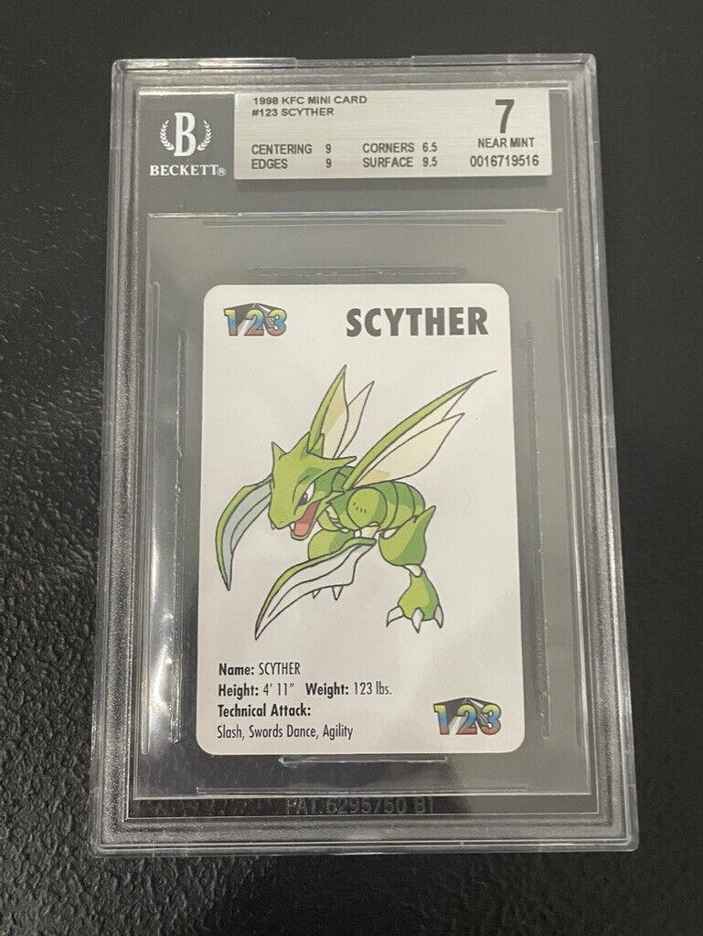 Scyther #123 Pokemon 1998 KFC