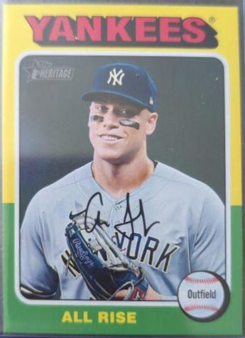 Aaron Judge [Nickname Variation] #112 Baseball Cards 2024 Topps Heritage