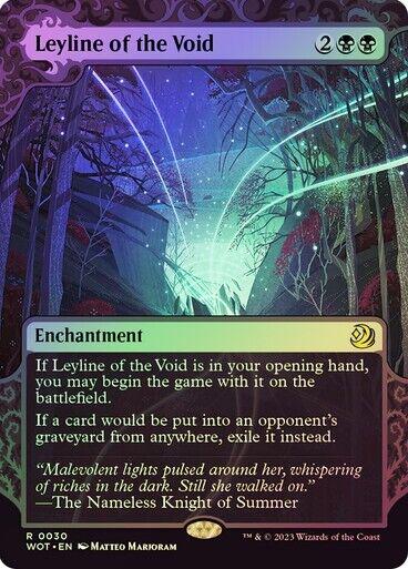 Leyline of the Void [Foil] #30 Magic Wilds of Eldraine Enchanting Tales