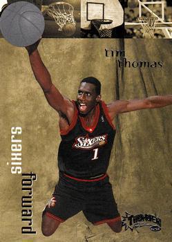 Tim Thomas #100 Basketball Cards 1998 Skybox Thunder