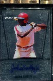 Jackie Bradley Jr. [Autograph] #JB1 Baseball Cards 2011 Leaf Metal Draft