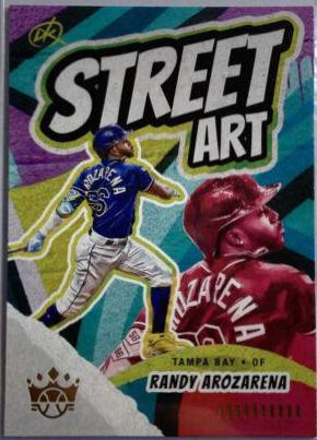 Randy Arozarena #SA-14 Baseball Cards 2022 Panini Diamond Kings Street Art