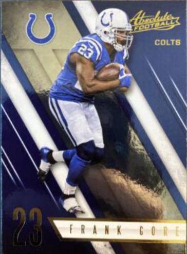 Frank Gore #9 Football Cards 2016 Panini Absolute