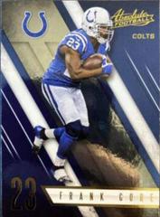 Frank Gore #9 Football Cards 2016 Panini Absolute Prices