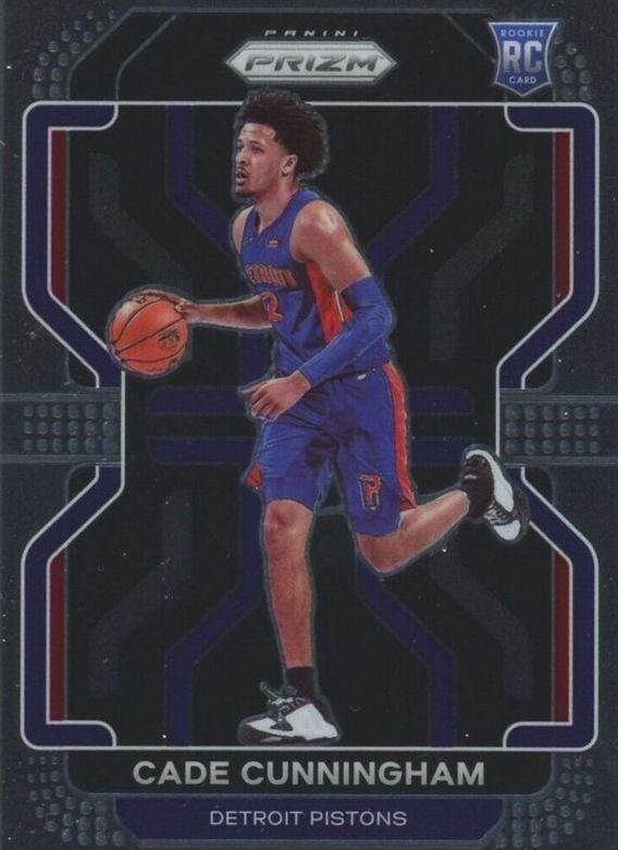 2021-22 Prizm 282 offers Cade Cunningham 75th Anniversary Prizm Rookie RC SSP psa 8