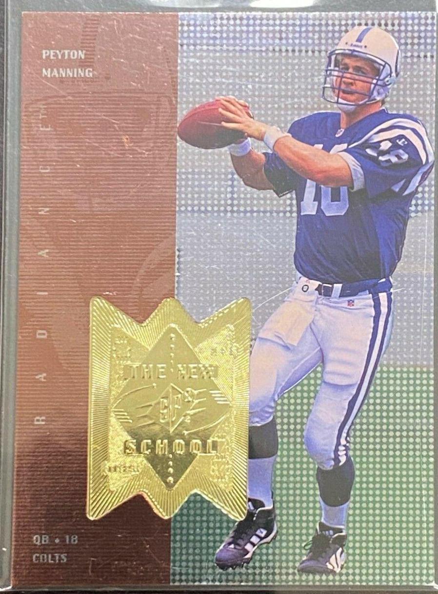 Peyton Manning [Radiance] #311 Football Cards 1998 Spx Finite