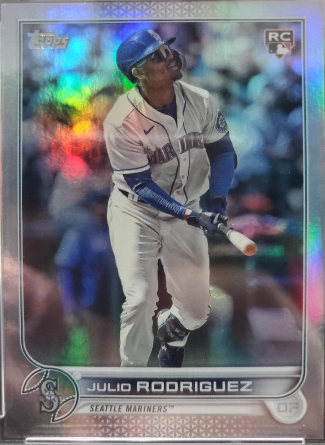 Julio Rodriguez [Rainbow Foil] #US44 Prices | 2022 Topps Update | Baseball  Cards