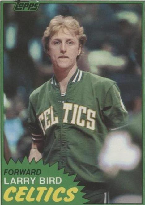 1981 Topps #4 Larry Bird near mint outlet condition