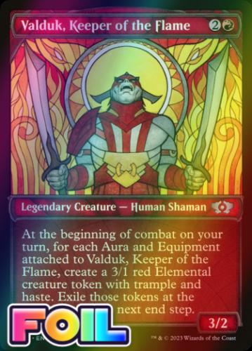 Valduk, Keeper of the Flame [Foil] #24 Magic Multiverse Legends