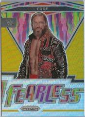 Edge [Gold Prizm] #7 Wrestling Cards 2022 Panini Prizm WWE Fearless Prices