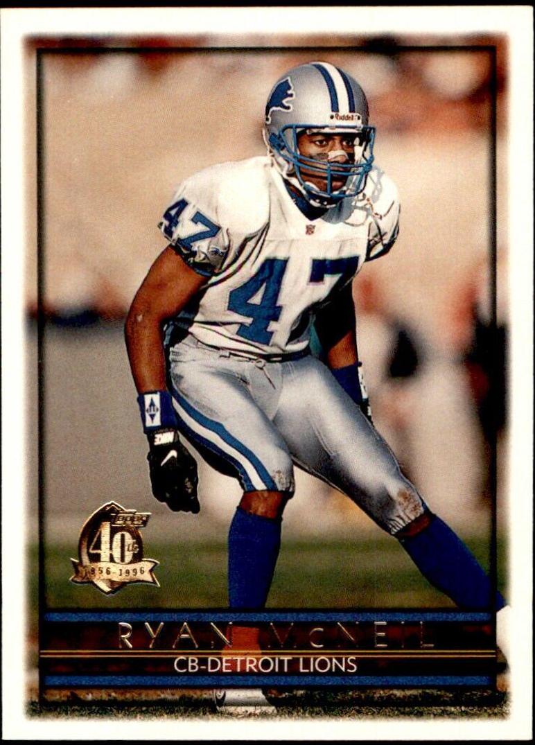 Ryan McNeil #216 Football Cards 1996 Topps