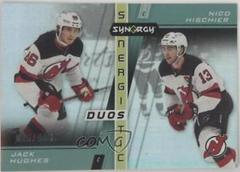 Jack Hughes, Nico Hischier #SD-17 Hockey Cards 2021 Upper Deck Synergy Synergistic Duos Stars Prices