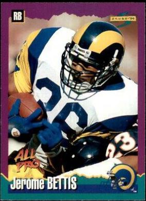 Jerome Bettis. #21 Football Cards 1994 Panini Score