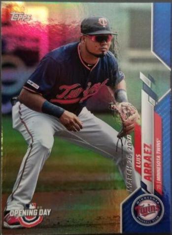 Luis Arraez [Blue Foil] #11 Baseball Cards 2020 Topps Opening Day