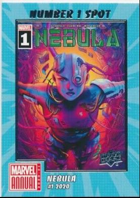 Nebula (2020) #1 #N1S-14 Marvel 2020 Upper Deck Annual Number 1 Spot