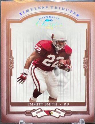 Emmitt Smith [Timeless Tributes Red] #2 Football Cards 2004 Panini Donruss Classics