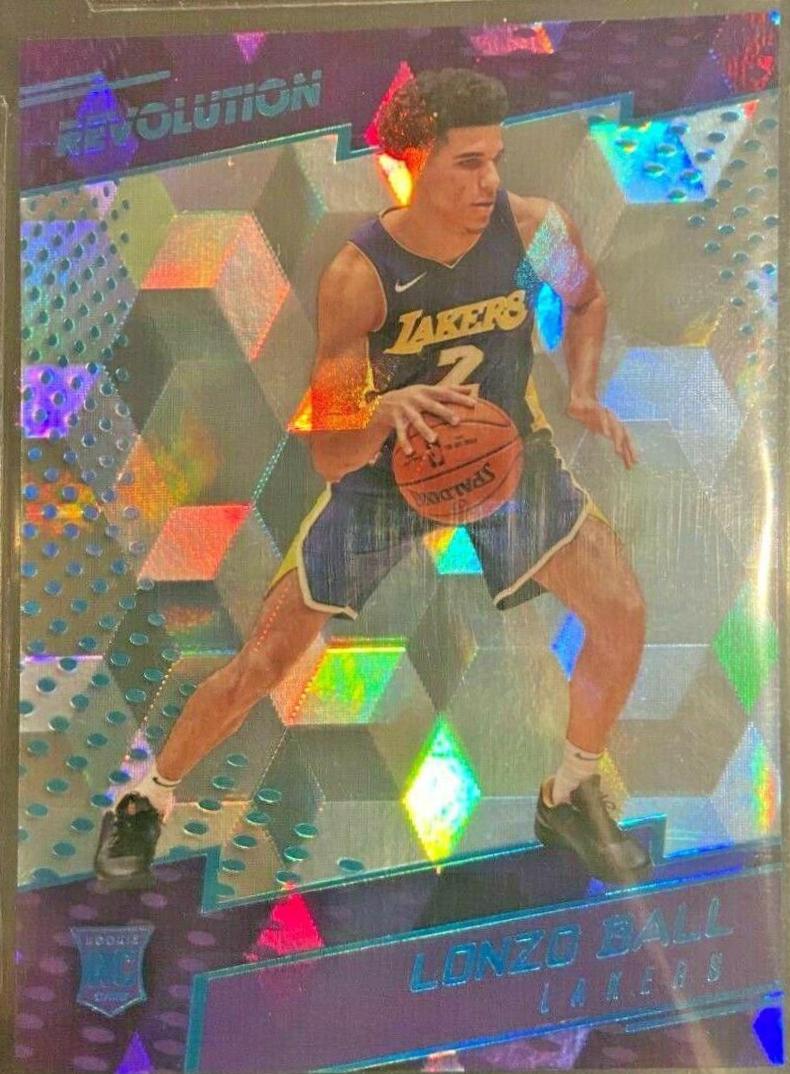 Lonzo Ball [Cubic] #111 Basketball Cards 2017 Panini Revolution