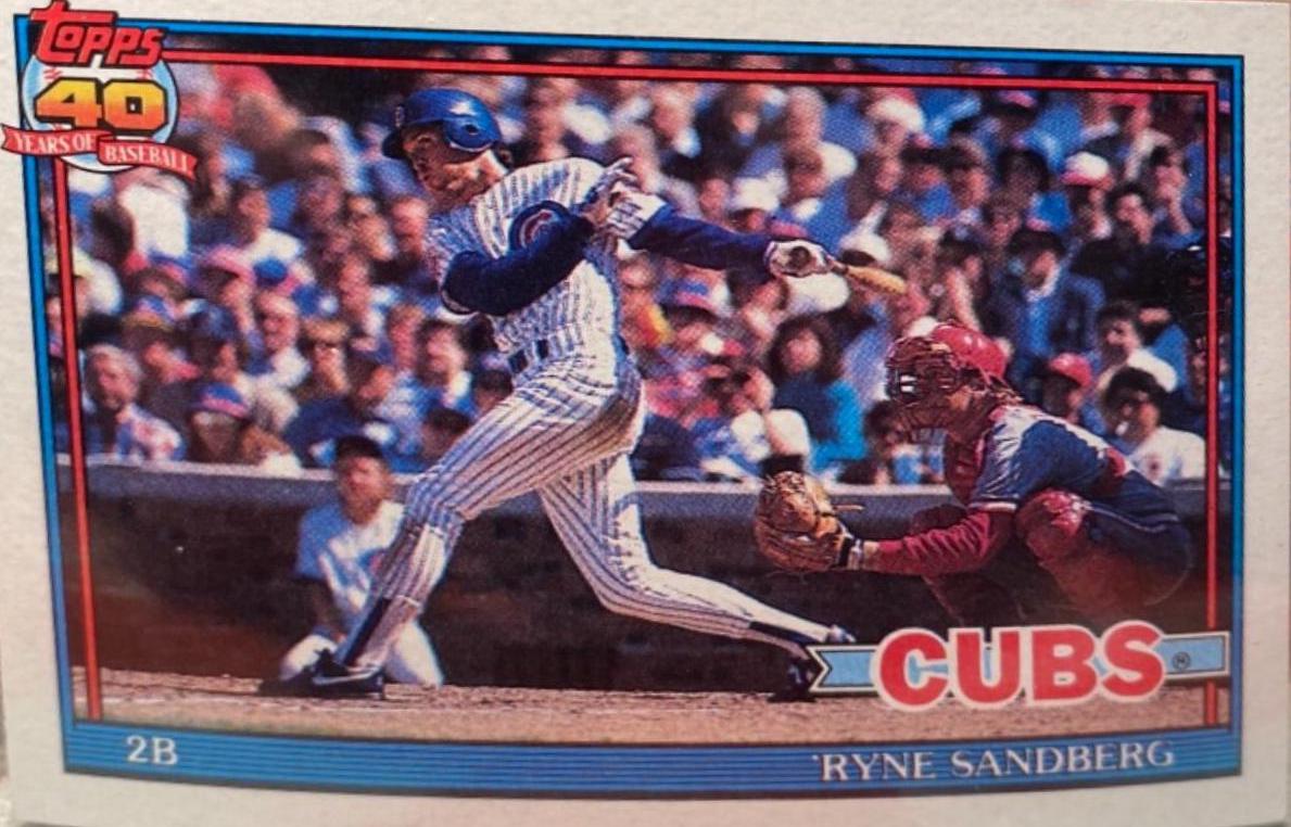 Ryne Sandberg #740 Baseball Cards 1991 Topps