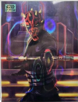 Darth Maul [Aqua Lava Refractor] #AS-7 Star Wars 2024 Topps Chrome Galaxy Art of the Sith