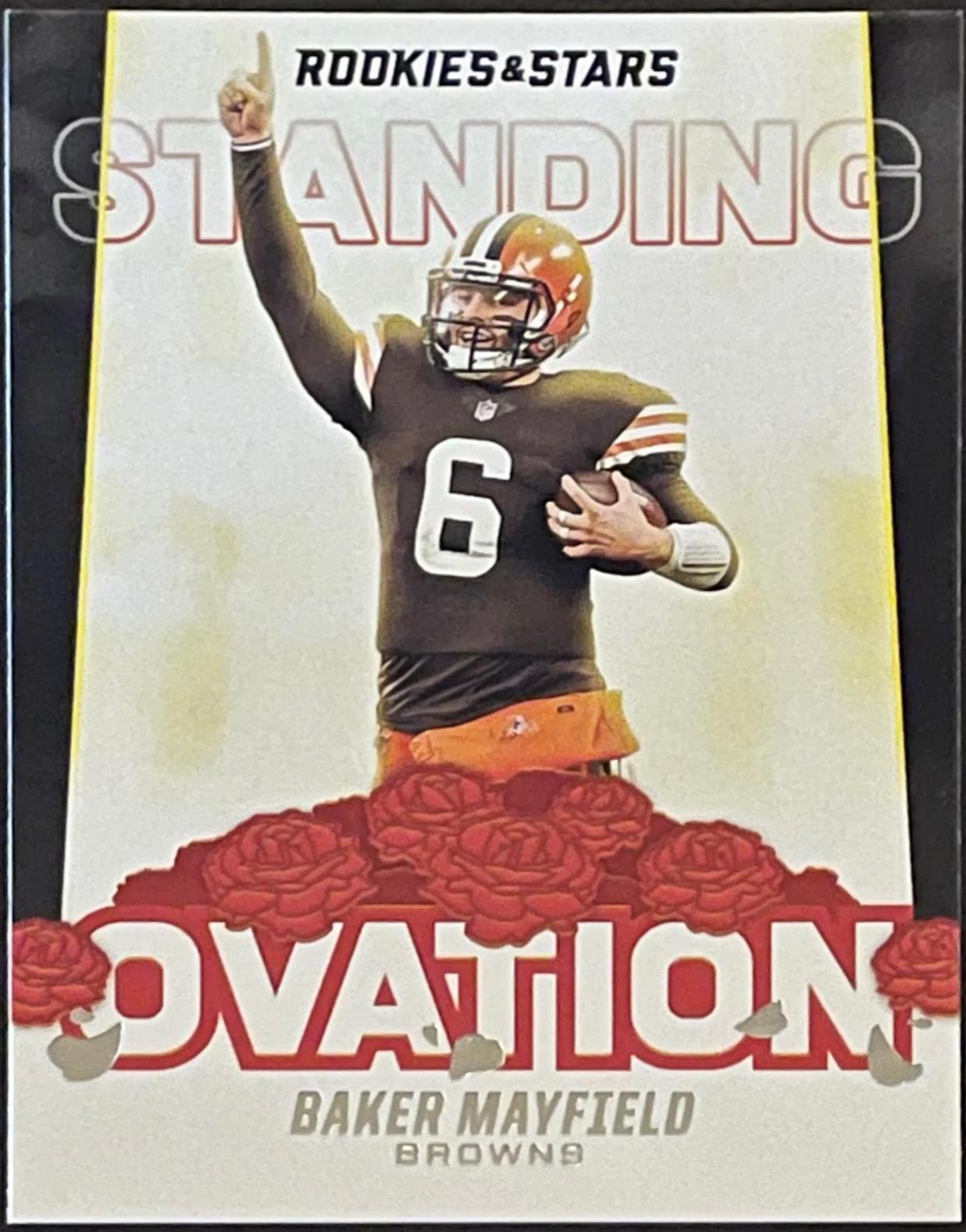 Baker Mayfield #SO-7 Football Cards 2021 Panini Rookies and Stars Standing Ovation