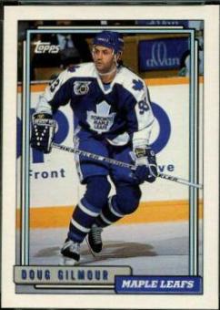 Doug Gilmour #122 Hockey Cards 1992 Topps