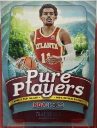 Trae Young [Winter] #10 Basketball Cards 2022 Panini Hoops Pure Players