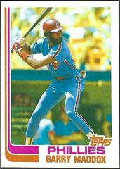 Garry Maddox [Blackless] #20 Baseball Cards 1982 Topps Prices