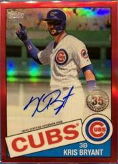 Kris Bryant [Red Refractor] #85TCA-KB Baseball Cards 2020 Topps Chrome 1985 Autographs Prices