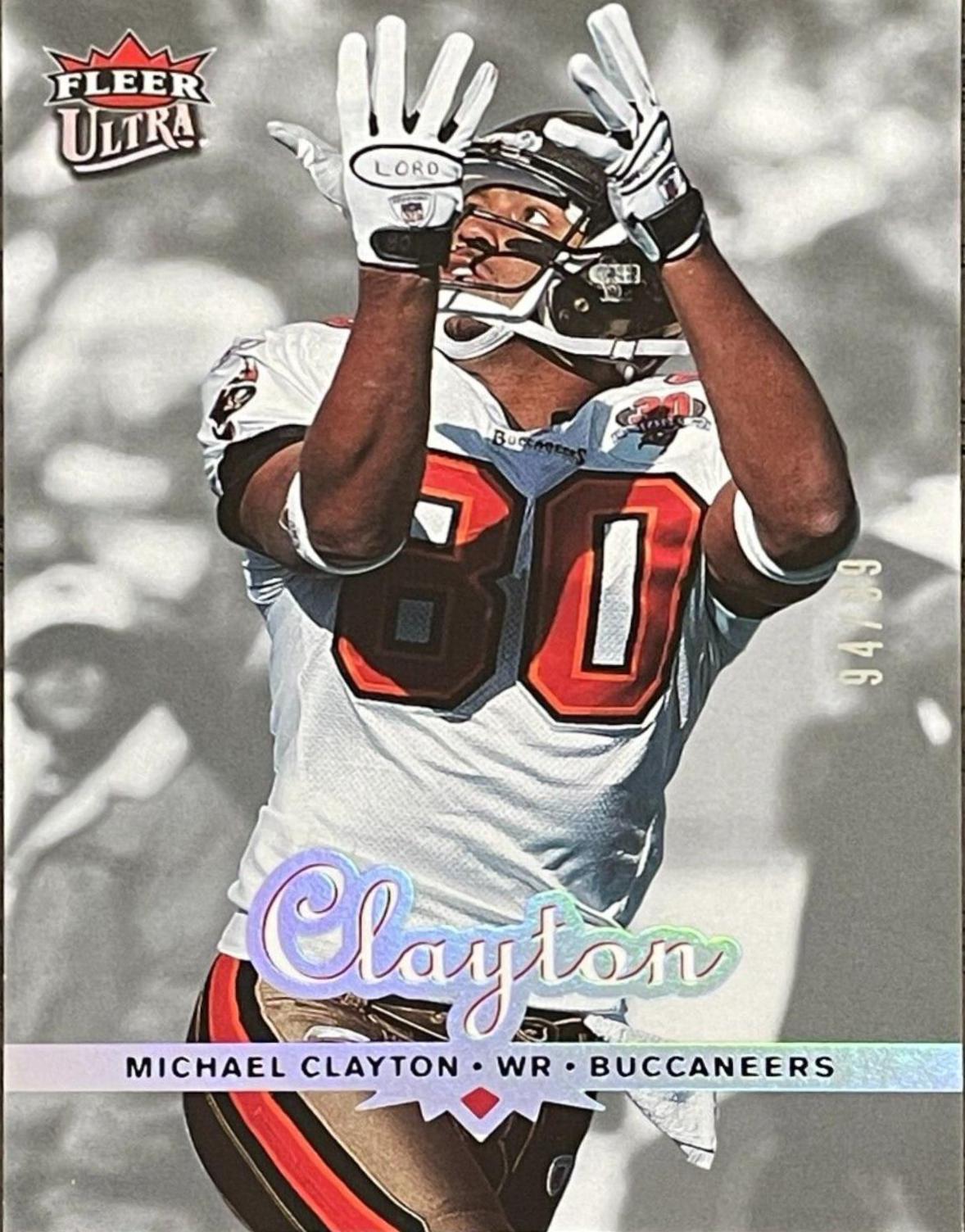 Michael Clayton [Platinum Medallion] #185 Football Cards 2006 Ultra