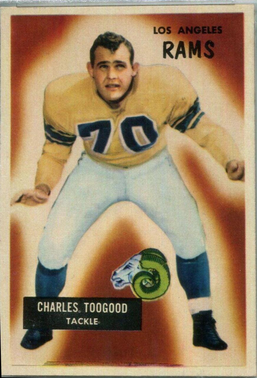 Charley Toogood #89 Football Cards 1955 Bowman