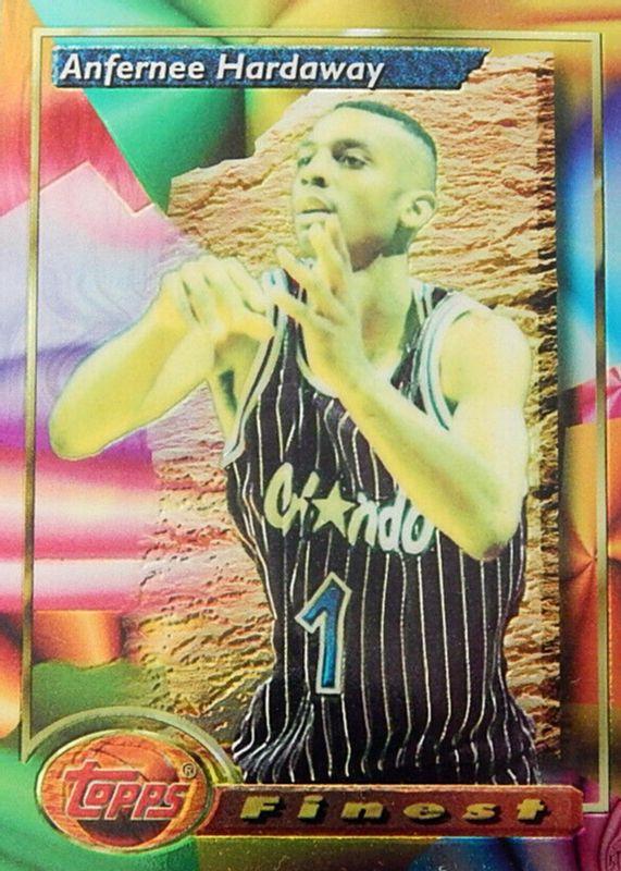 On sale ANFERNEE (Penny) HARDAWAY 1993-94 FINEST REFRACTOR RC #189 HOF