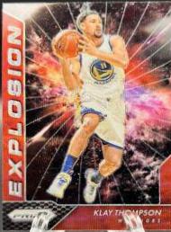 Klay Thompson [Ruby Wave Prizm] #9 Basketball Cards 2016 Panini Prizm Explosion