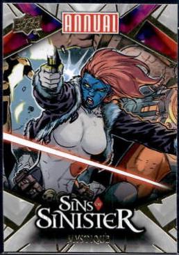 Mystique #SS-7 Marvel 2023 Upper Deck Annual Sins of Sinister