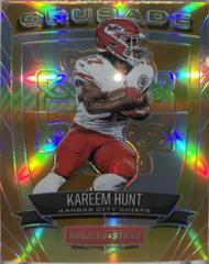 Kareem Hunt [Orange] #10 Football Cards 2017 Panini Rookies & Stars Crusade Prices