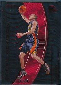 Stephen Curry [Blue Jersey Red] #129 Basketball Cards 2015 Panini Clear Vision