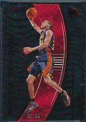 Stephen Curry [Blue Jersey Red] #129 Basketball Cards 2015 Panini Clear Vision Prices