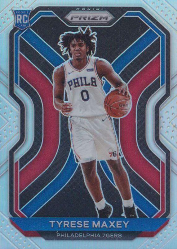 2020 Panini Prizm Tyrese Maxey Silver Prizm #256 Rookie RC outlet PSA 9 Mint!