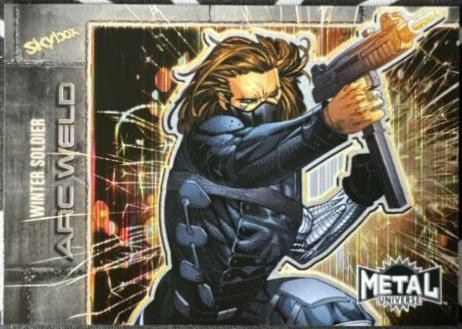 Winter Soldier #AW-10 2024 SkyBox Metal Universe Avengers Arc Weld