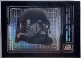 Death Trooper Helmet #AS-11 Star Wars 2024 Topps Chrome Galaxy Armor Shadowbox