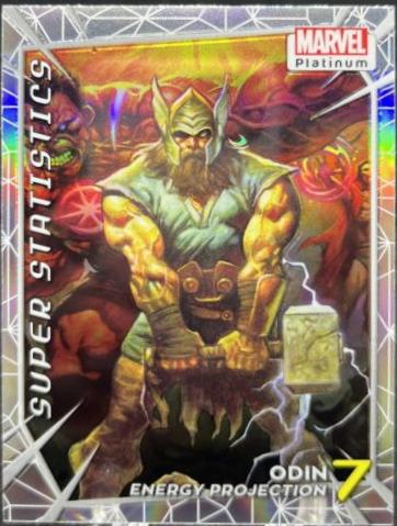 Odin [Rainbow] #SS13 Marvel 2023 Upper Deck Platinum Super Statistics