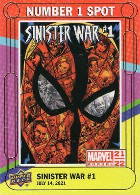 Sinister War #N1S-15 Marvel 2021 Upper Deck Annual Number 1 Spot