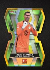 Koen Casteels [Gold] #FG-KC Soccer Cards 2021 Topps Finest Bundesliga Goalkeepers Die Cut Prices