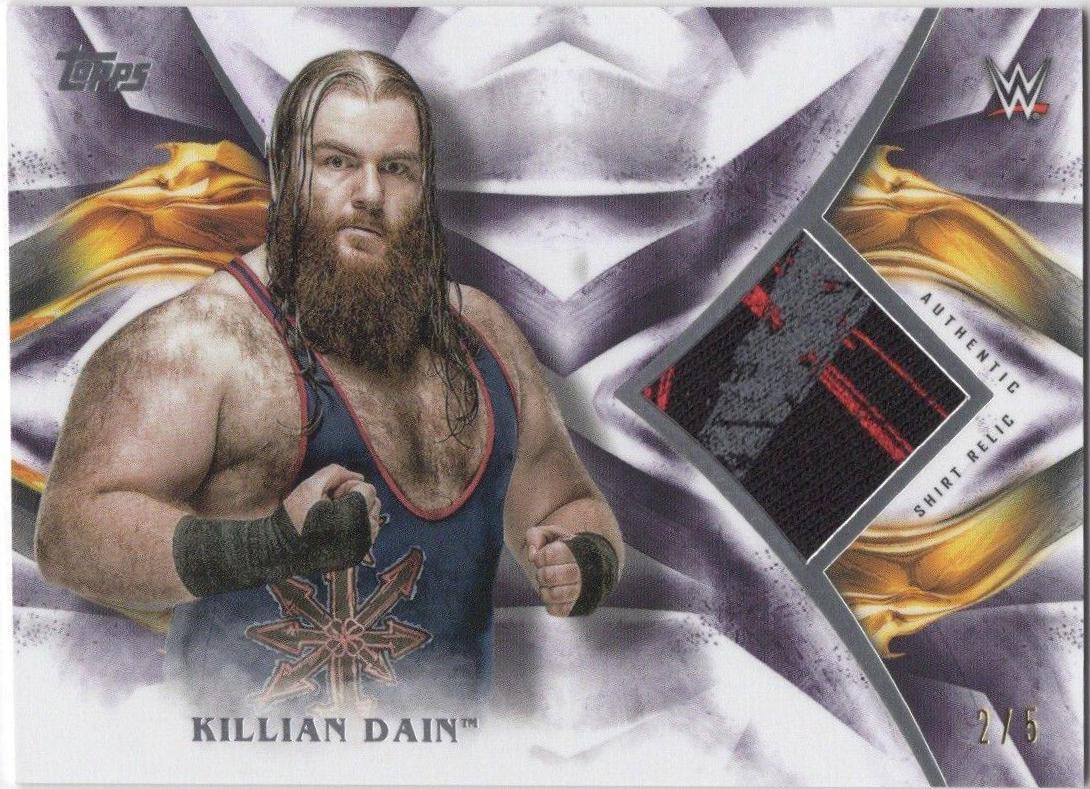 Killian Dain [Purple] #UR-KD Wrestling Cards 2019 Topps WWE Undisputed Relic