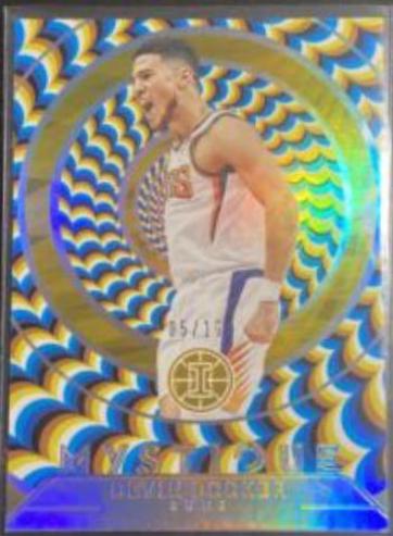 Devin Booker [Gold] #11 Basketball Cards 2021 Panini Illusions Mystique