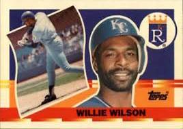 Willie Wilson #45 Baseball Cards 1990 Topps Big Baseball