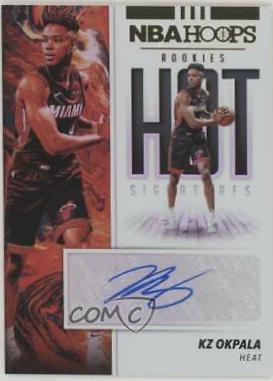 KZ Okpala #KZO Basketball Cards 2019 Panini Hoops Hot Signatures Rookies